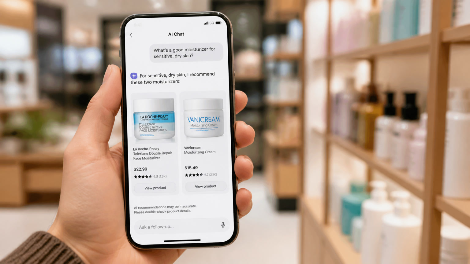 74% of shoppers now use AI for product discovery. Most brands are invisible in the answers