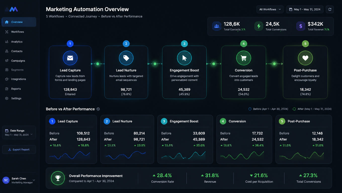 5 Real Marketing Automation Examples with Before-and-After Metrics