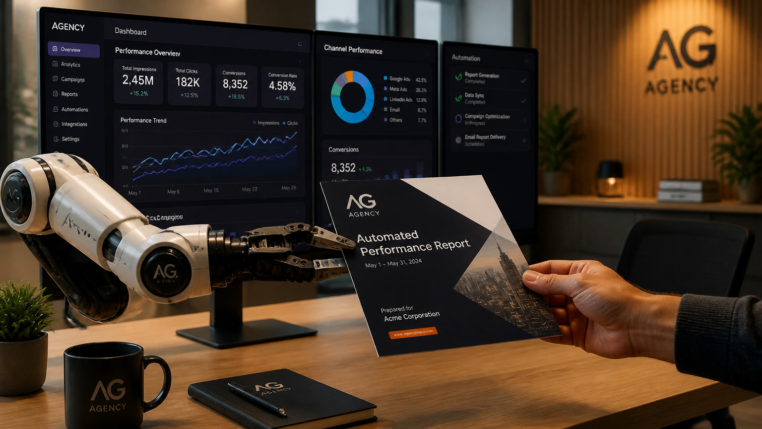 Automating Client Reporting: From 8 Hours of Manual Work to 20 Minutes with AI