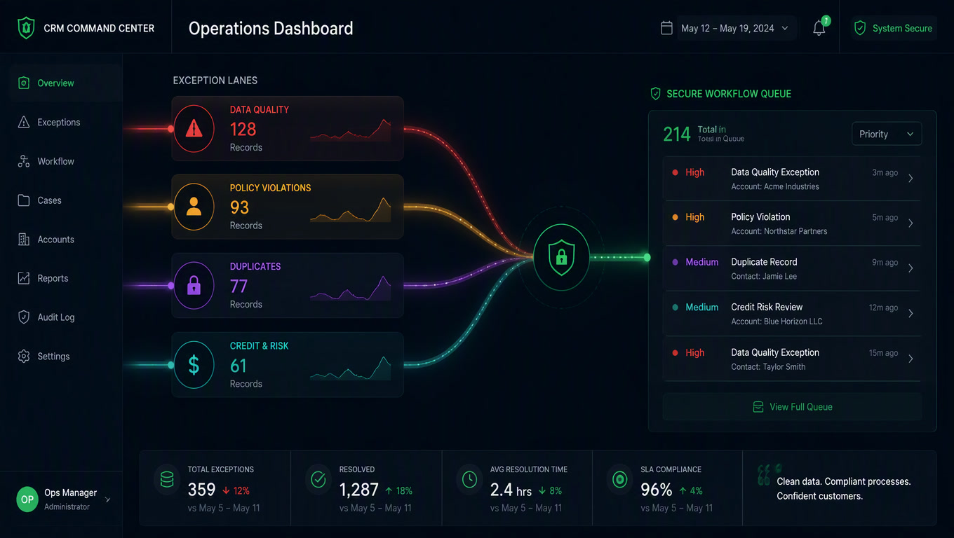 CRM automation needs exception lanes before you turn it on