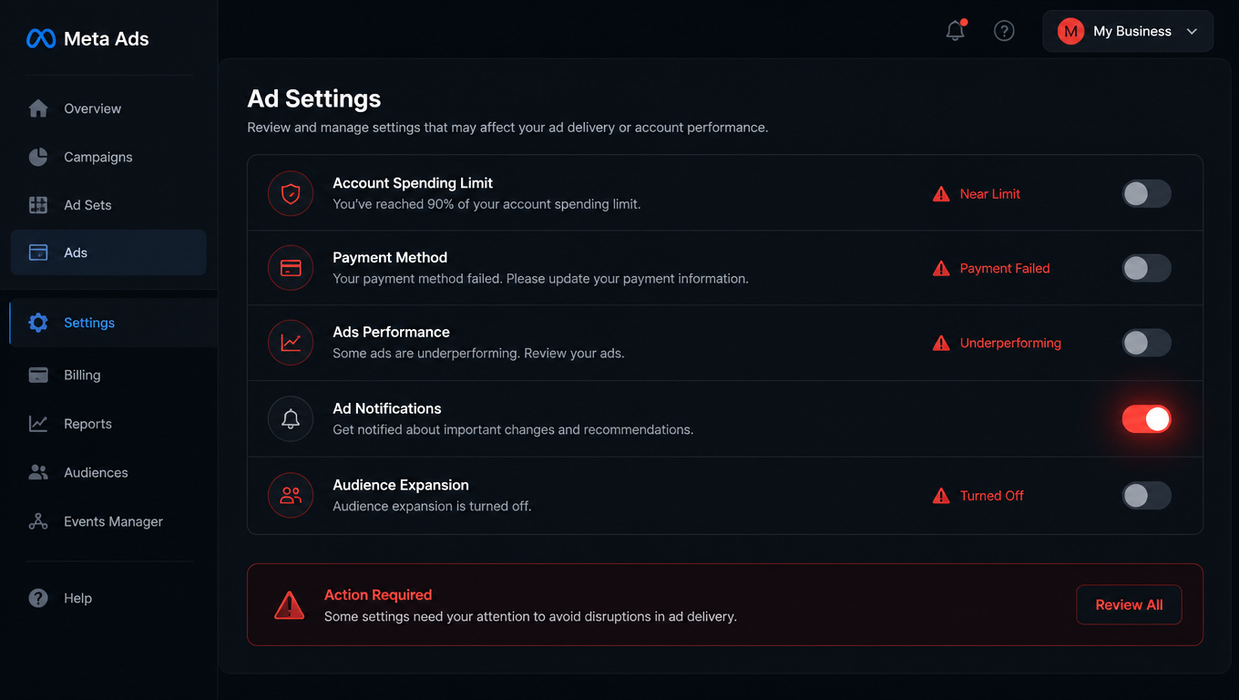 Four Meta Ads Default Settings That Are Silently Draining Your Budget