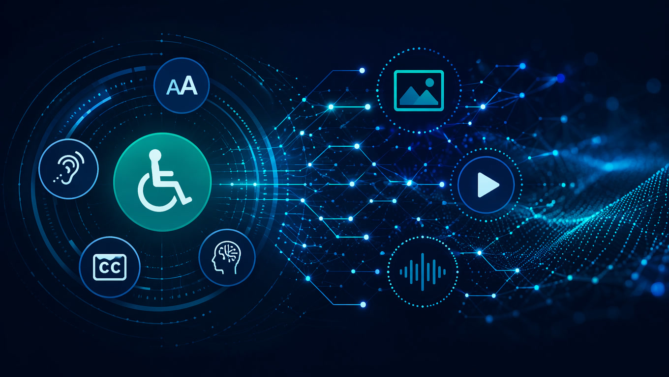 Medios Sintéticos, Brechas de Accesibilidad Reales: Cómo Auditar Contenido Generado por IA para Cumplir con WCAG 2.2