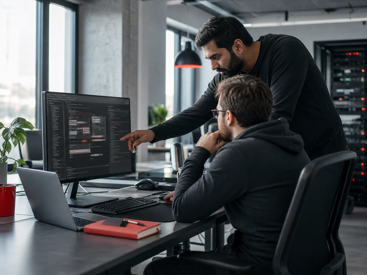 Visual de servicio para Vibe Coding